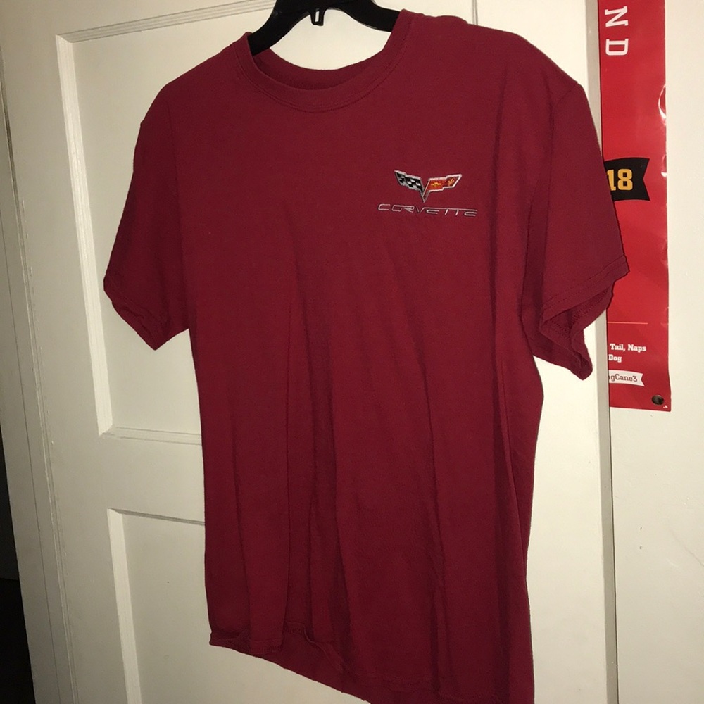 Red corvette t shirt